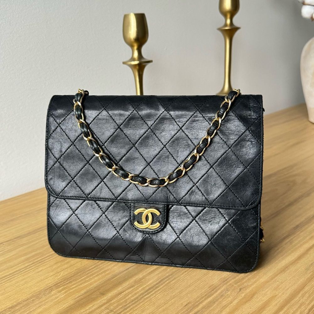 ✅AUTHENTIC✅CHANEL LAMBSKIN QUILTED BAG - Picture 17 of 17